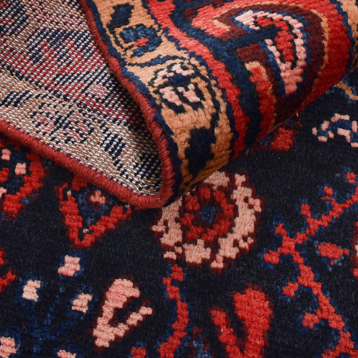 Persisk matta - Nomadic - 173 x 111 cm - mörkblå