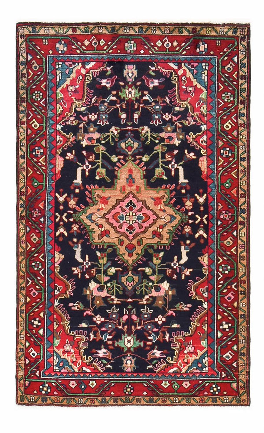 Persisk matta - Nomadic - 180 x 108 cm - mörkblå