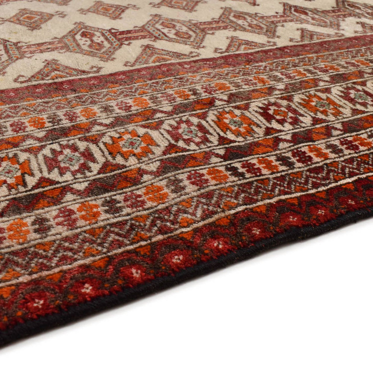 Turkaman-matta - 204 x 121 cm - beige