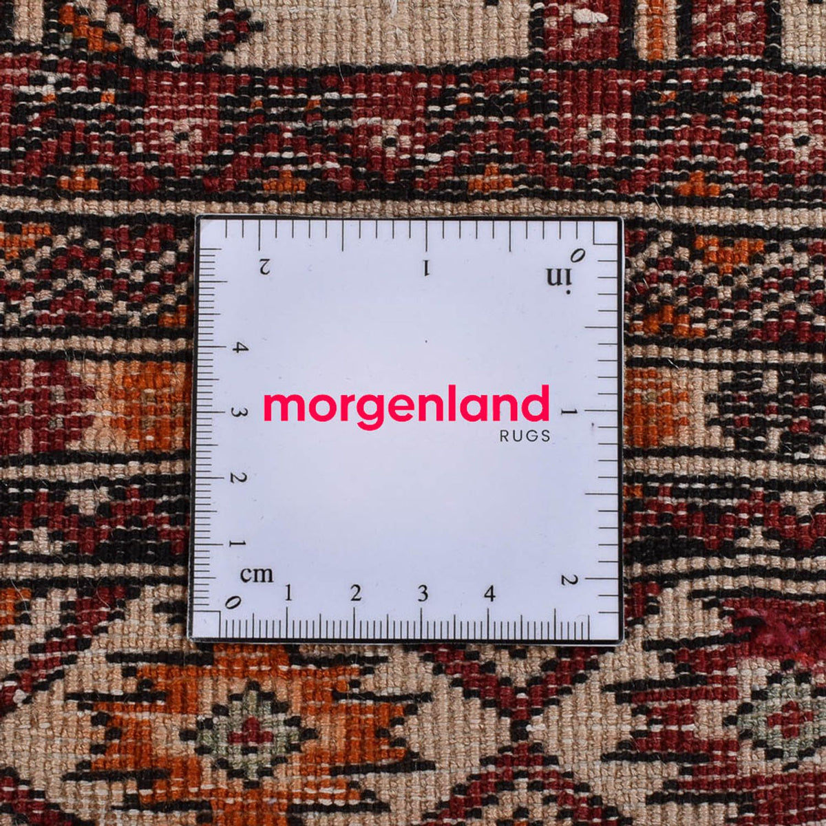 Turkaman-matta - 204 x 121 cm - beige