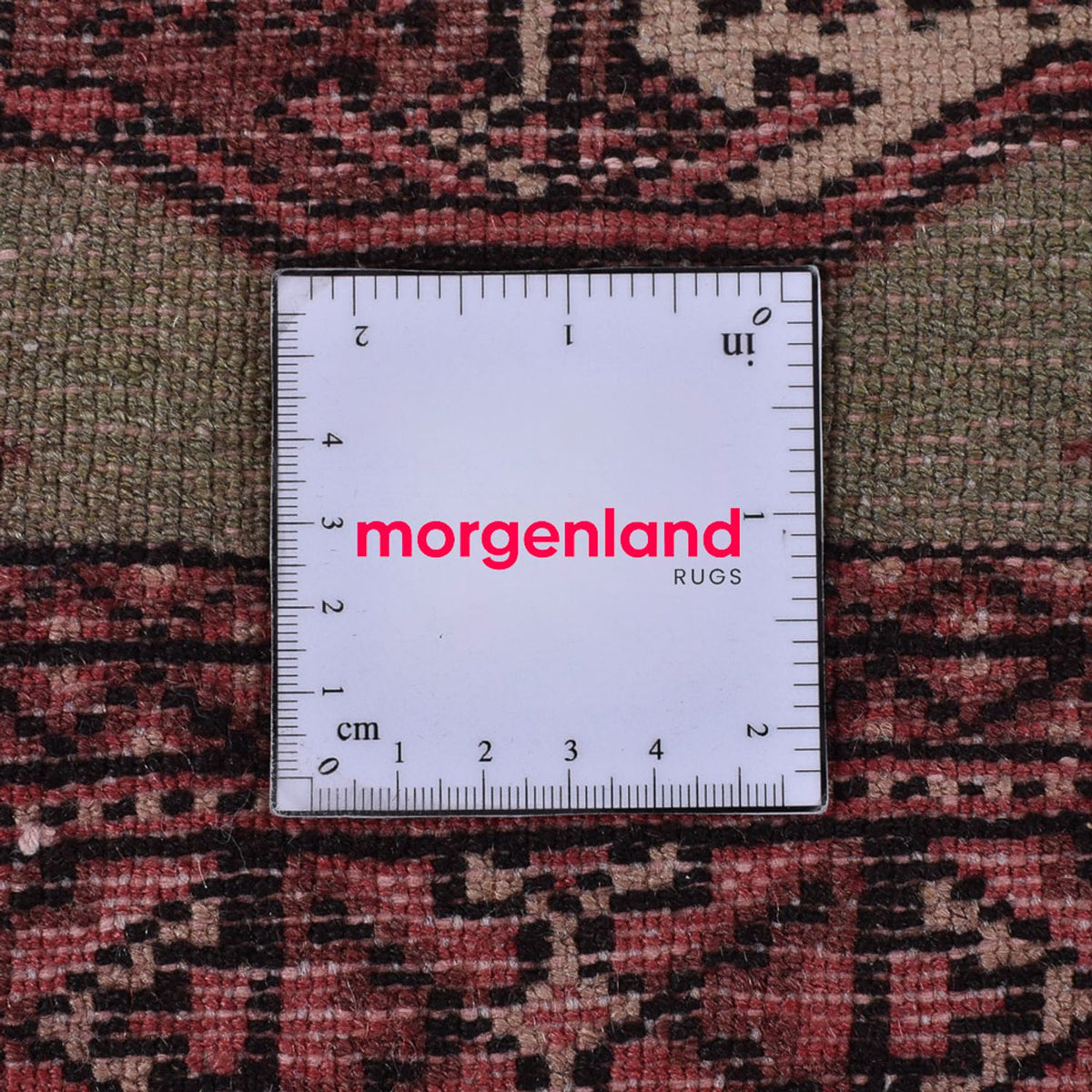 Turkaman-matta - 178 x 131 cm - flerfärgad