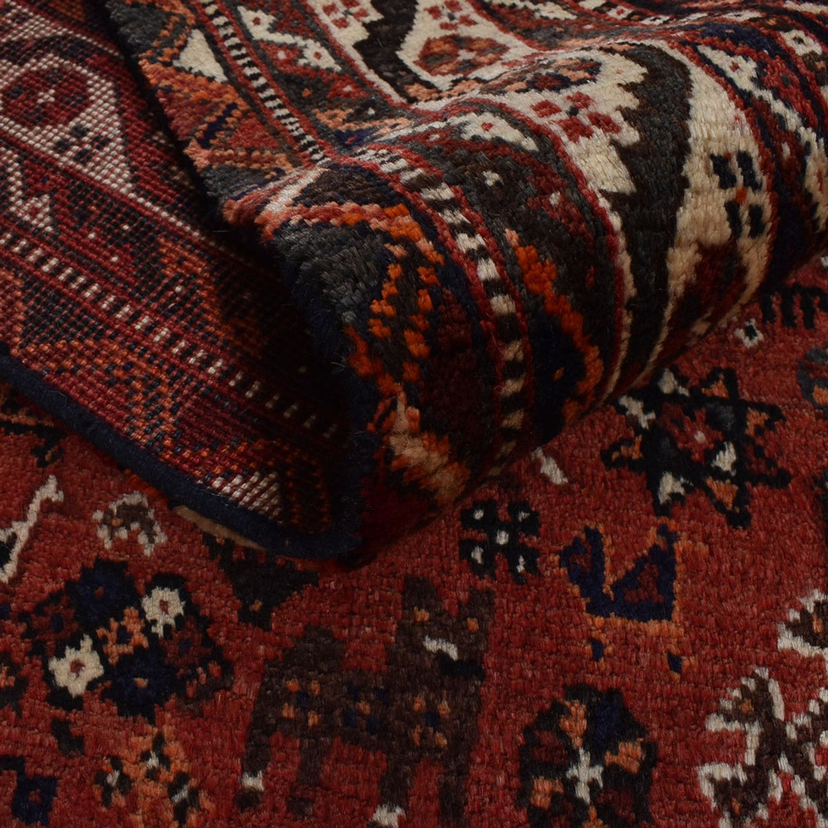 Persisk matta - Nomadic - 281 x 178 cm - röd