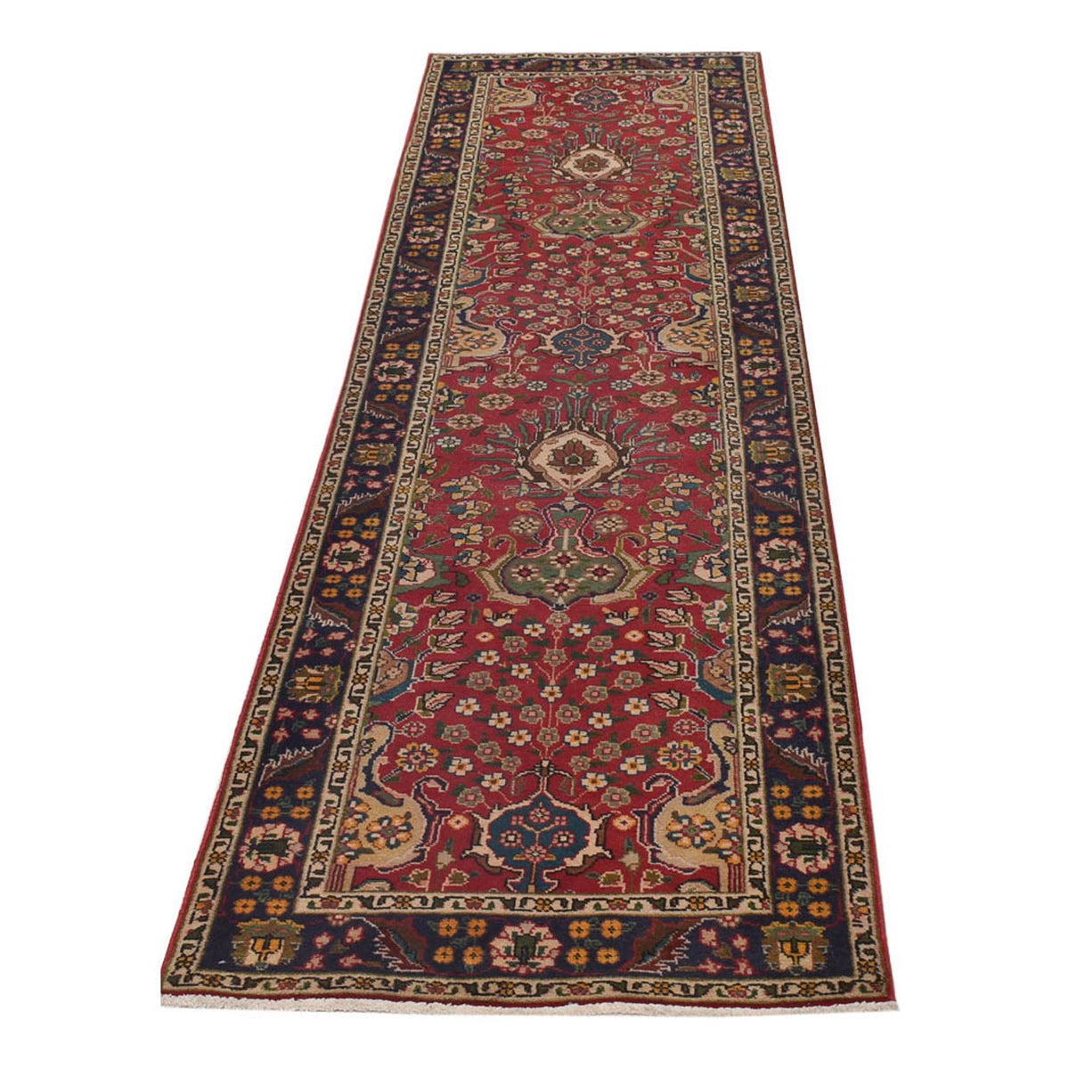 Runner Persisk matta - Tabriz - 306 x 72 cm - röd