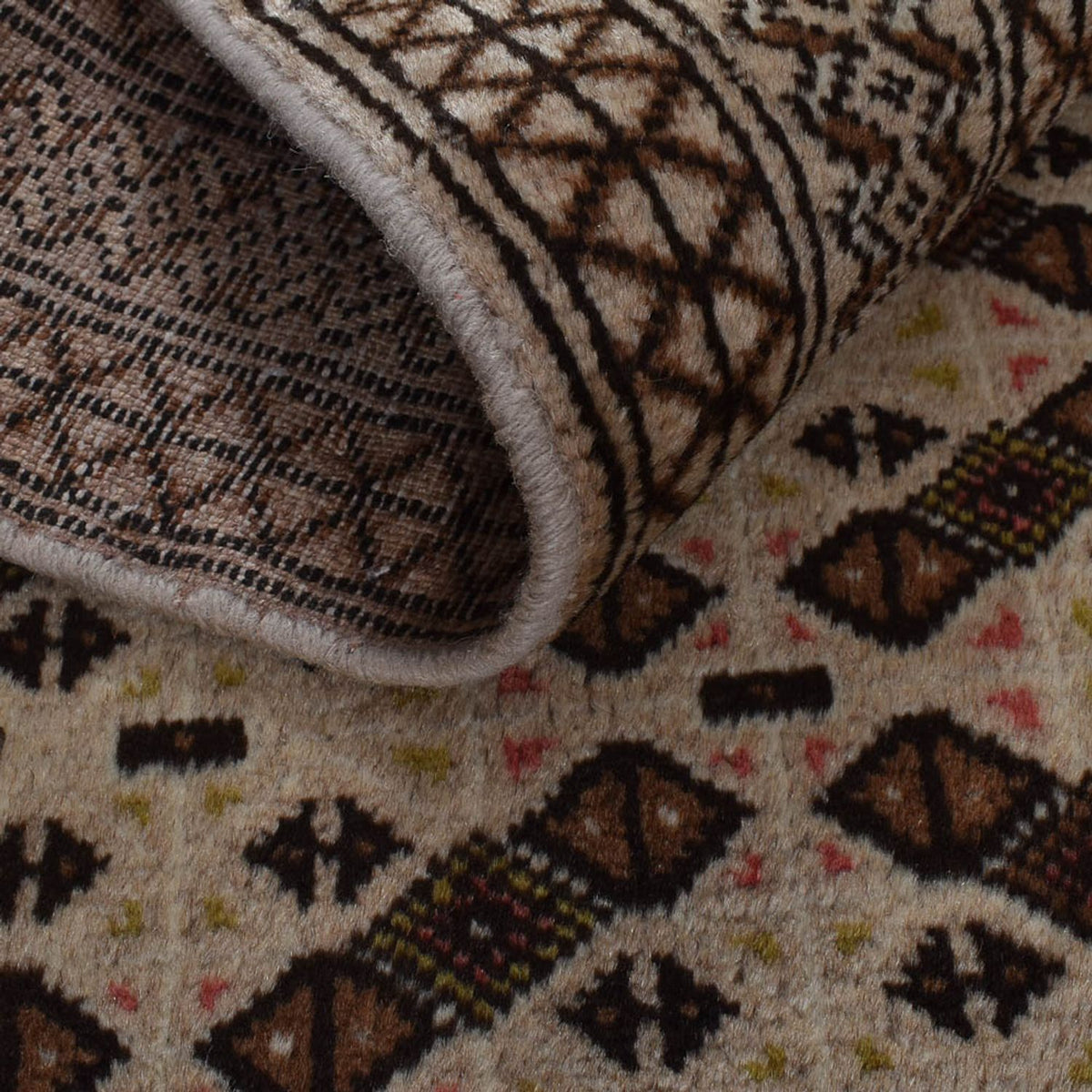 Runner Turkaman-matta - 285 x 79 cm - sand