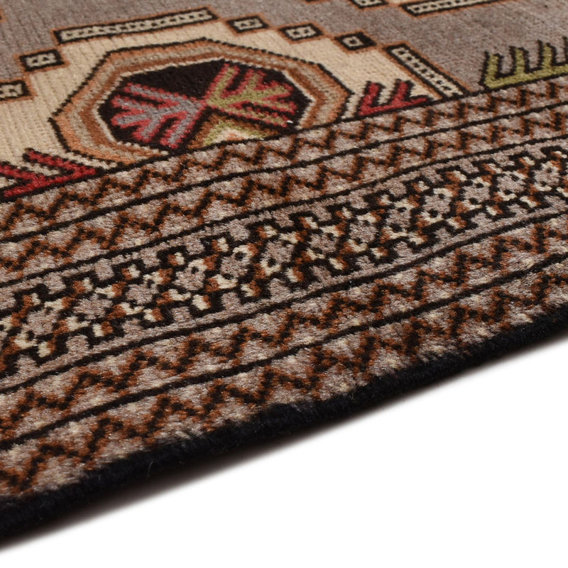 Turkaman-matta - 188 x 127 cm - flerfärgad