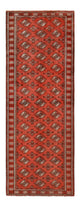 Runner Turkaman-matta - 266 x 97 cm - röd