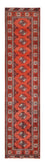 Runner Turkaman-matta - 333 x 96 cm - röd