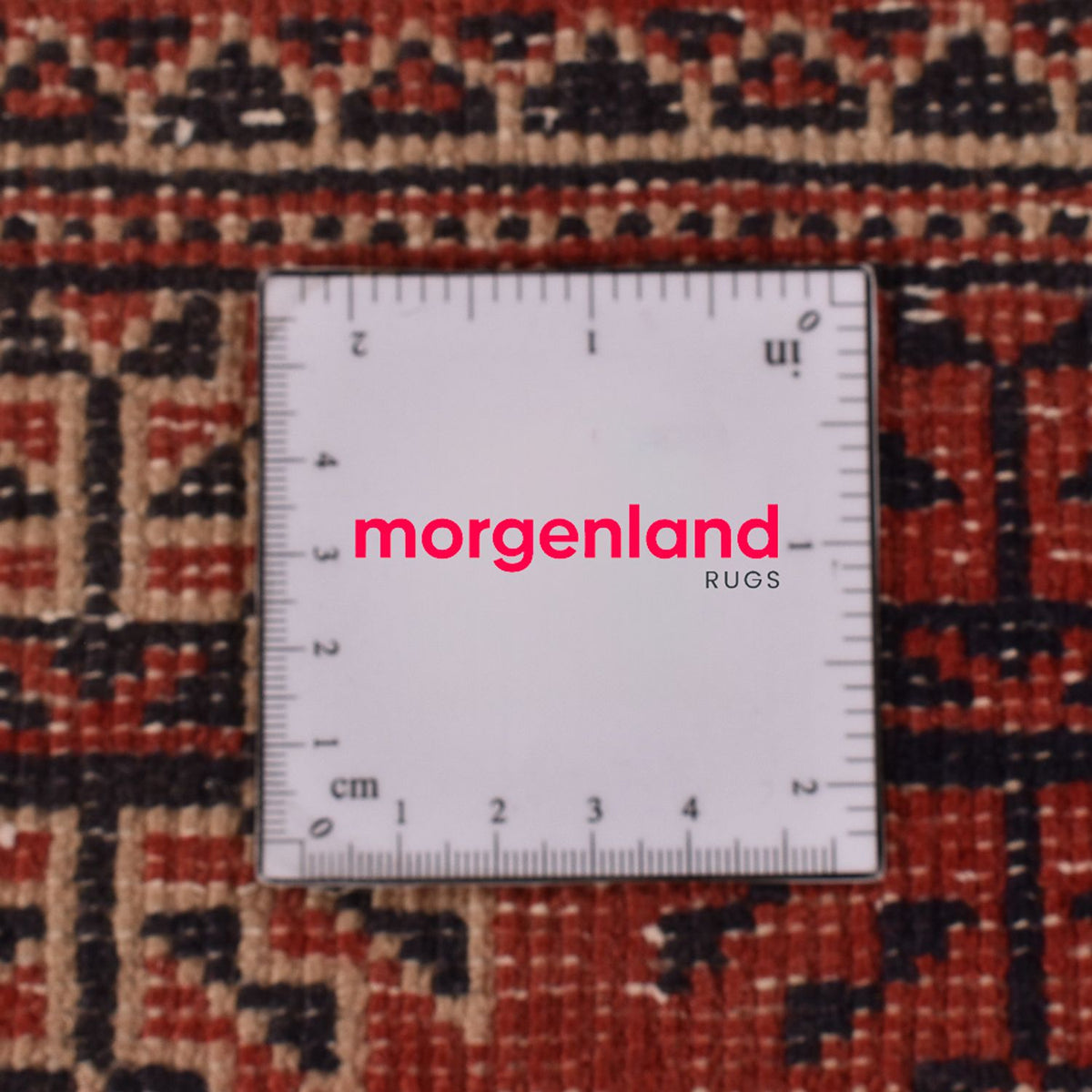 Runner Turkaman-matta - 333 x 96 cm - röd