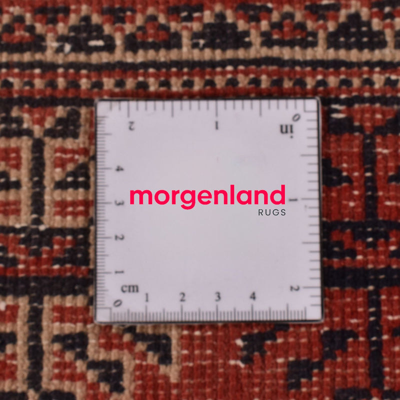 Runner Turkaman-matta - 333 x 96 cm - röd