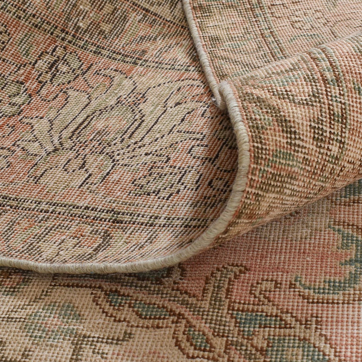 Vintage matta - 470 x 298 cm - mörk beige