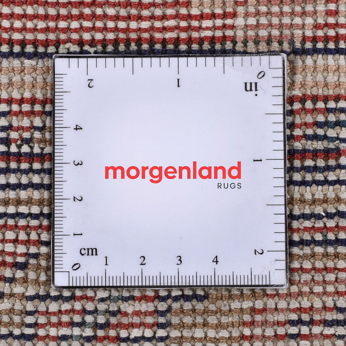 Vintage matta - 198 x 124 cm - flerfärgad