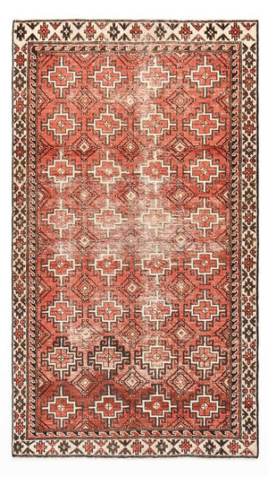 Runner Vintage matta - 194 x 108 cm - röd