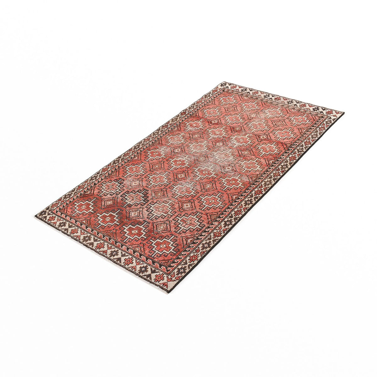 Runner Vintage matta - 194 x 108 cm - röd