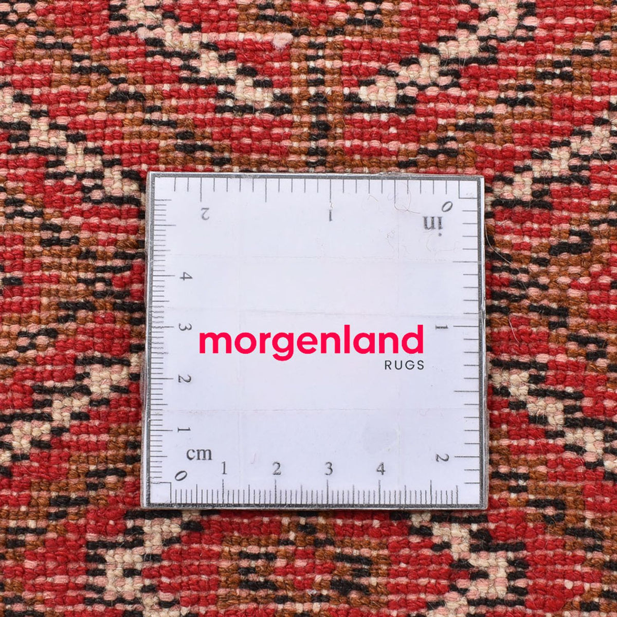 Turkaman-matta - 186 x 125 cm - röd