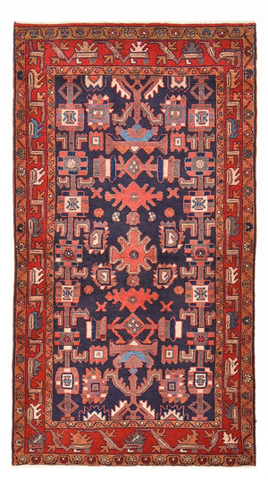 Runner Persisk matta - Nomadic - 226 x 123 cm - röd