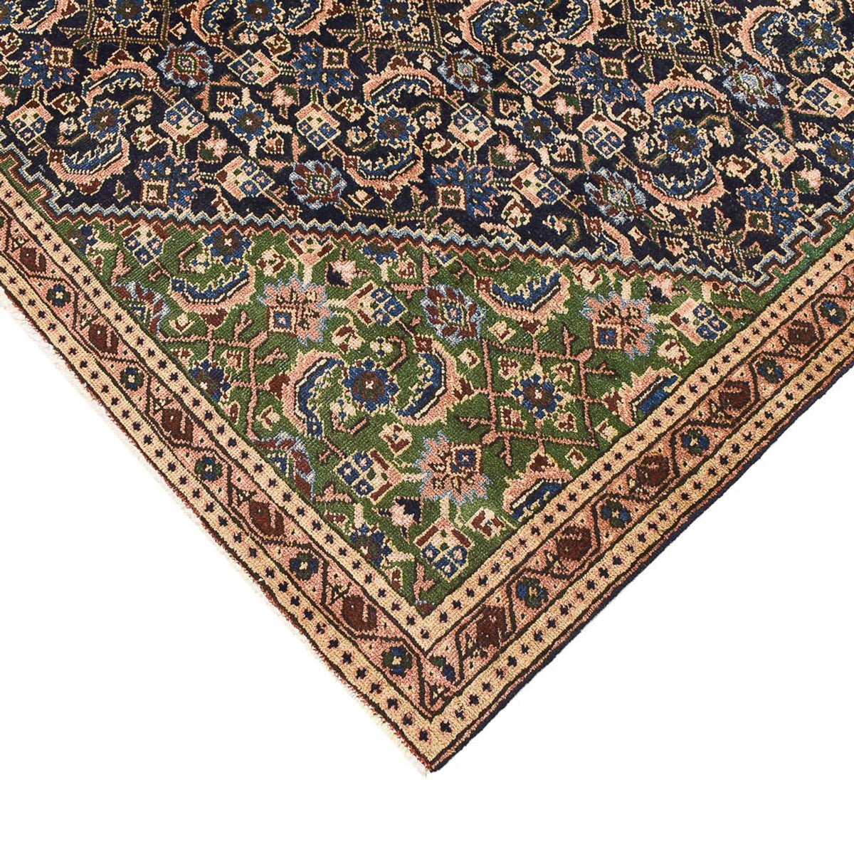 Persisk matta - Nomadic - 288 x 181 cm - mörkgrön