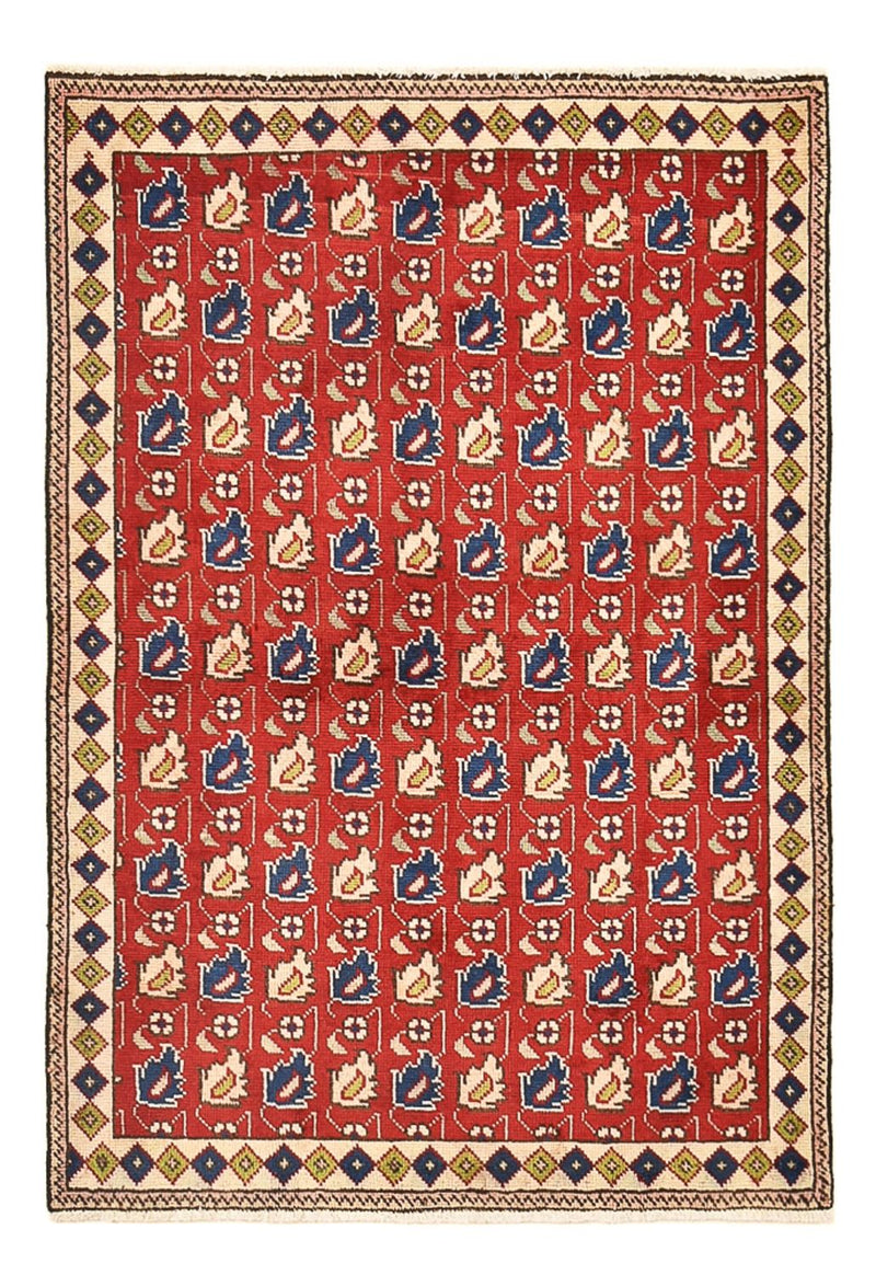 Persisk matta - Tabriz - 140 x 96 cm - röd
