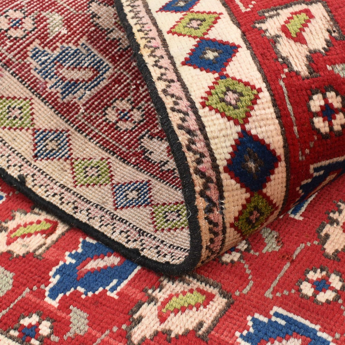 Persisk matta - Tabriz - 140 x 96 cm - röd