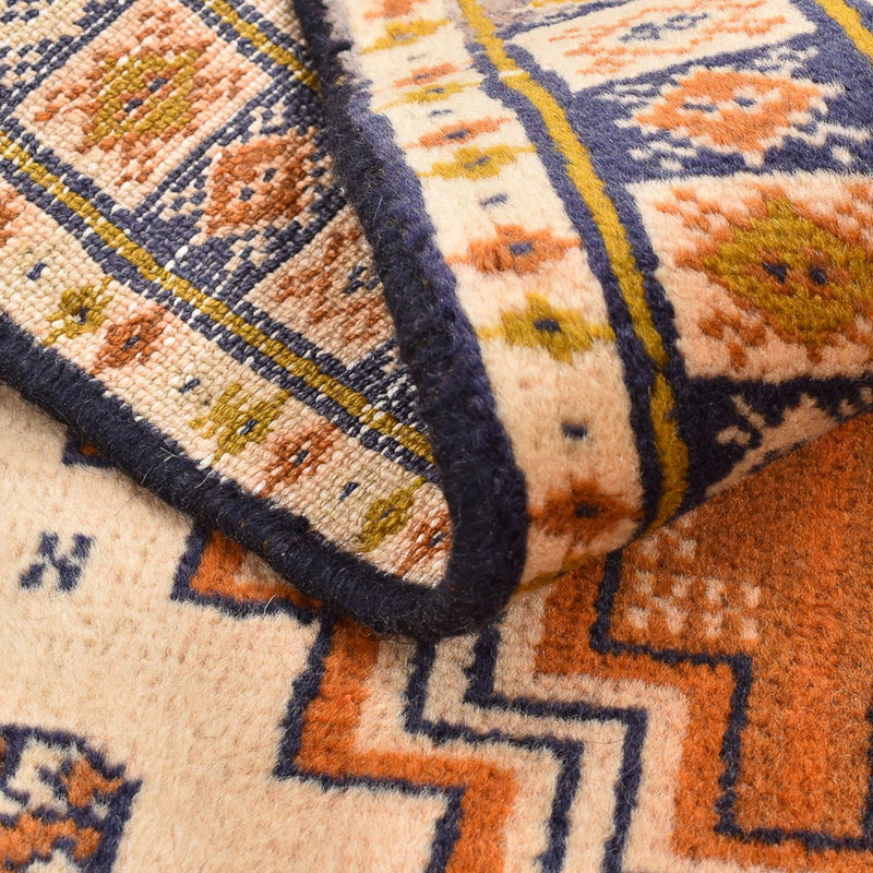 Turkaman-matta - 86 x 56 cm - flerfärgad