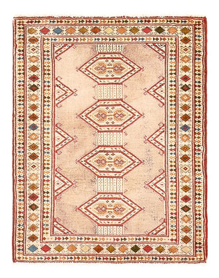 Turkaman-matta - 79 x 64 cm - rosa