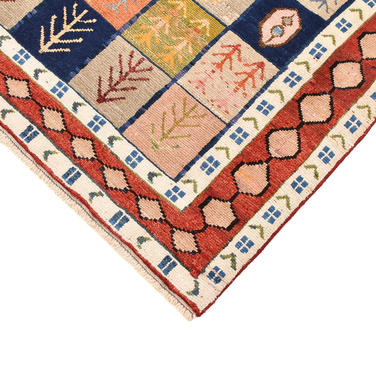 Gabbeh-matta - persisk - 143 x 103 cm - flerfärgad