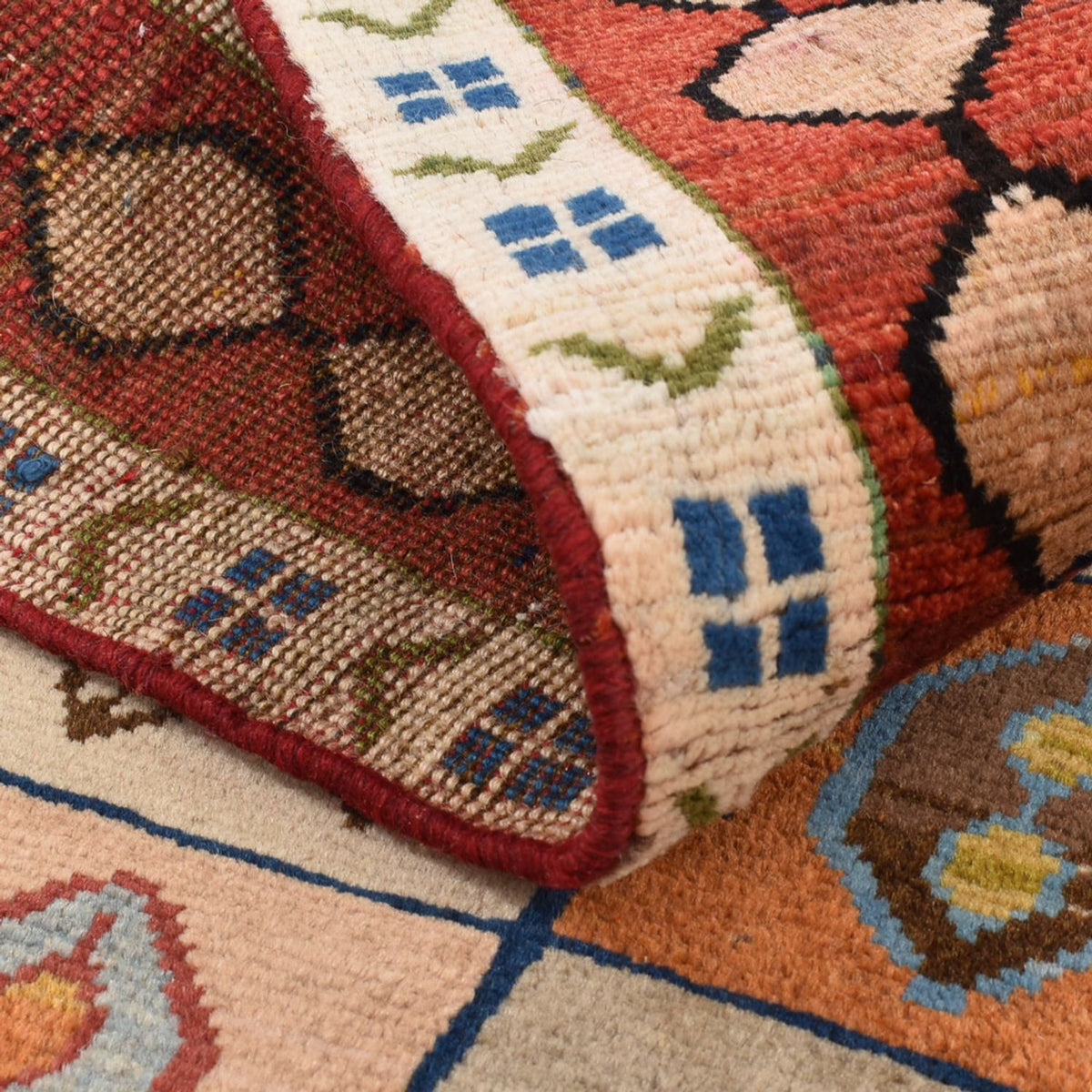 Gabbeh-matta - persisk - 143 x 103 cm - flerfärgad