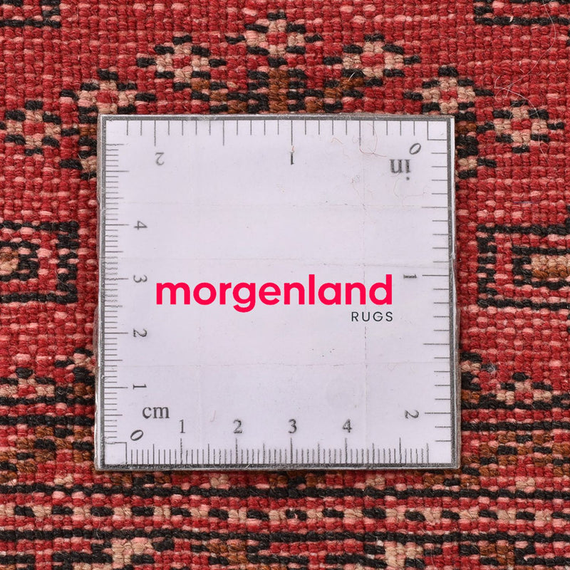 Turkaman-matta - 140 x 104 cm - röd