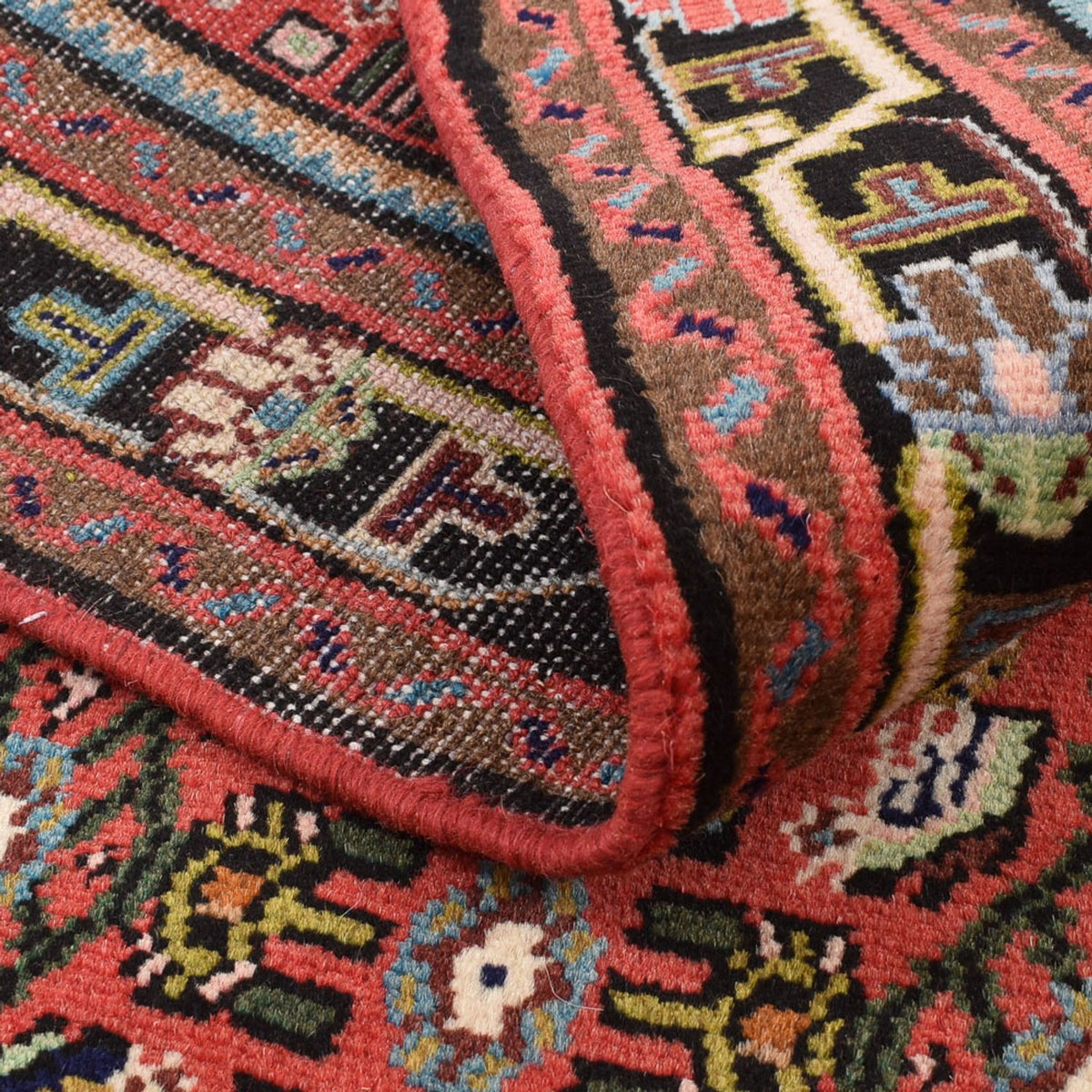 Persisk matta - Nomadic - 143 x 109 cm - ljusröd