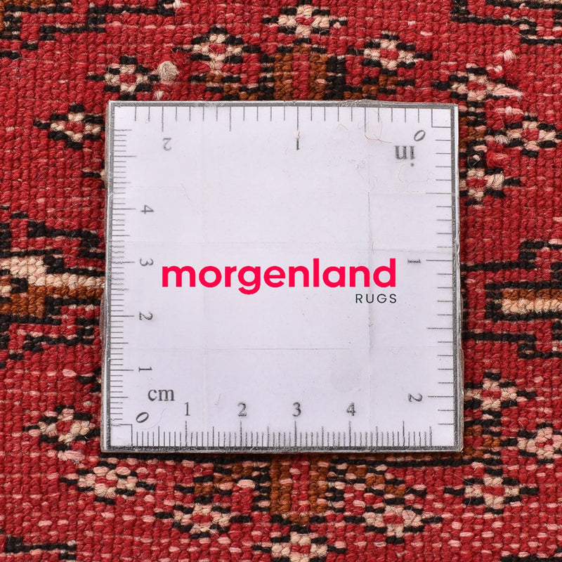 Turkaman-matta - 138 x 98 cm - röd