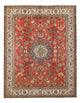 Persisk matta - Tabriz - 395 x 308 cm - röd