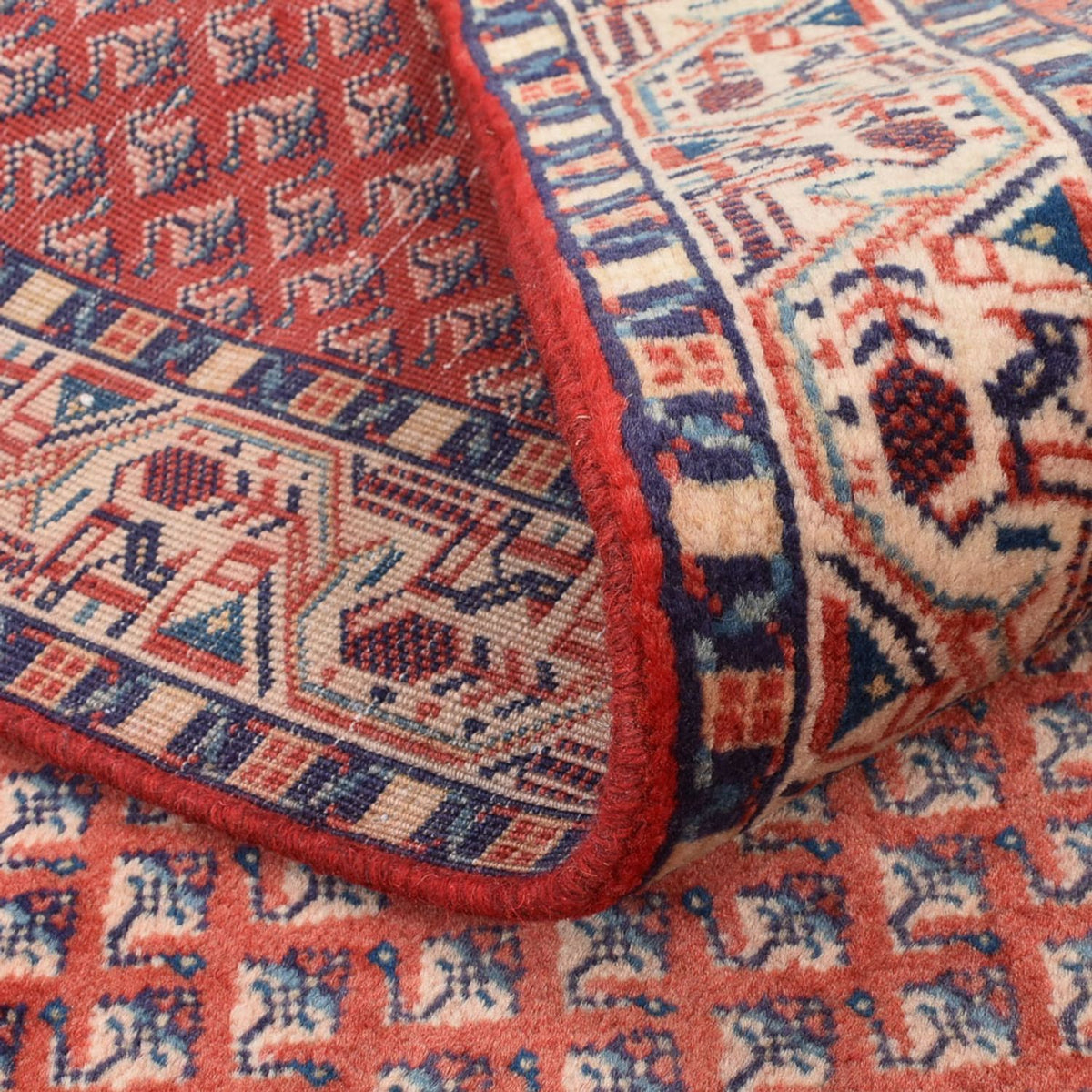 Persisk matta - Mir - 160 x 107 cm - röd