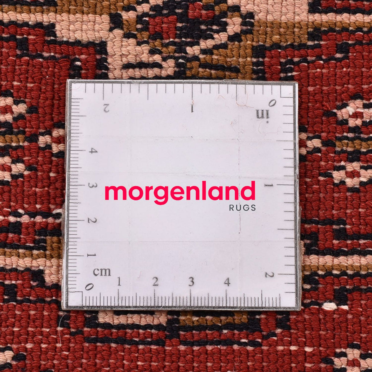 Turkaman-matta - 133 x 95 cm - röd