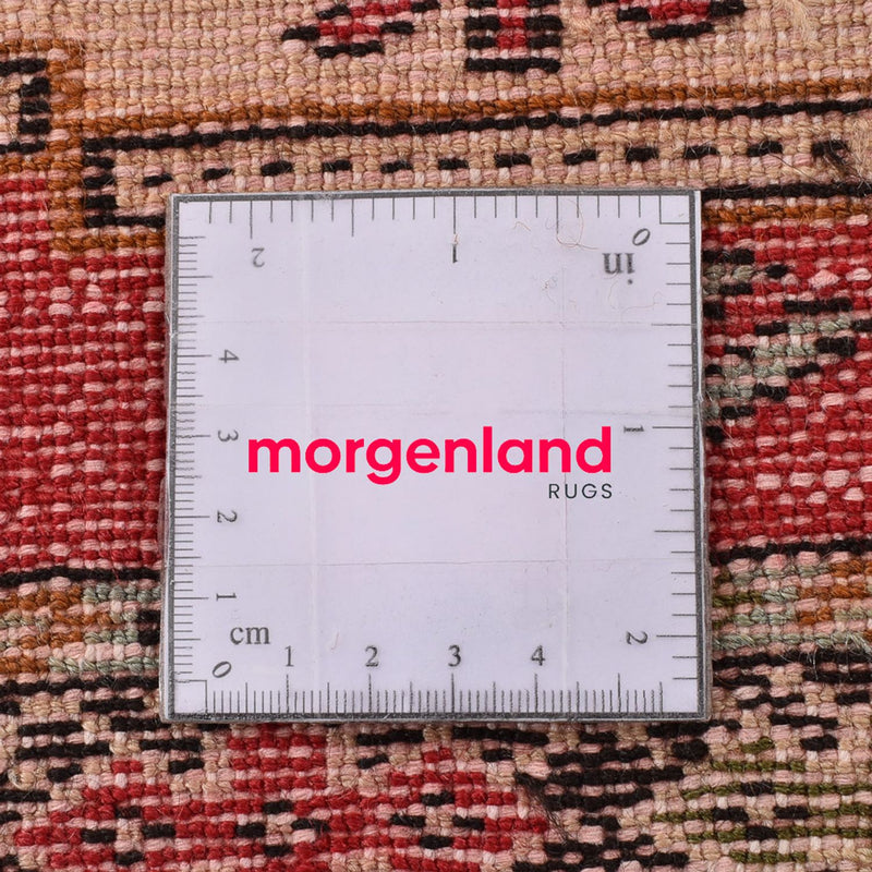 Runner Turkaman-matta - 283 x 85 cm - röd