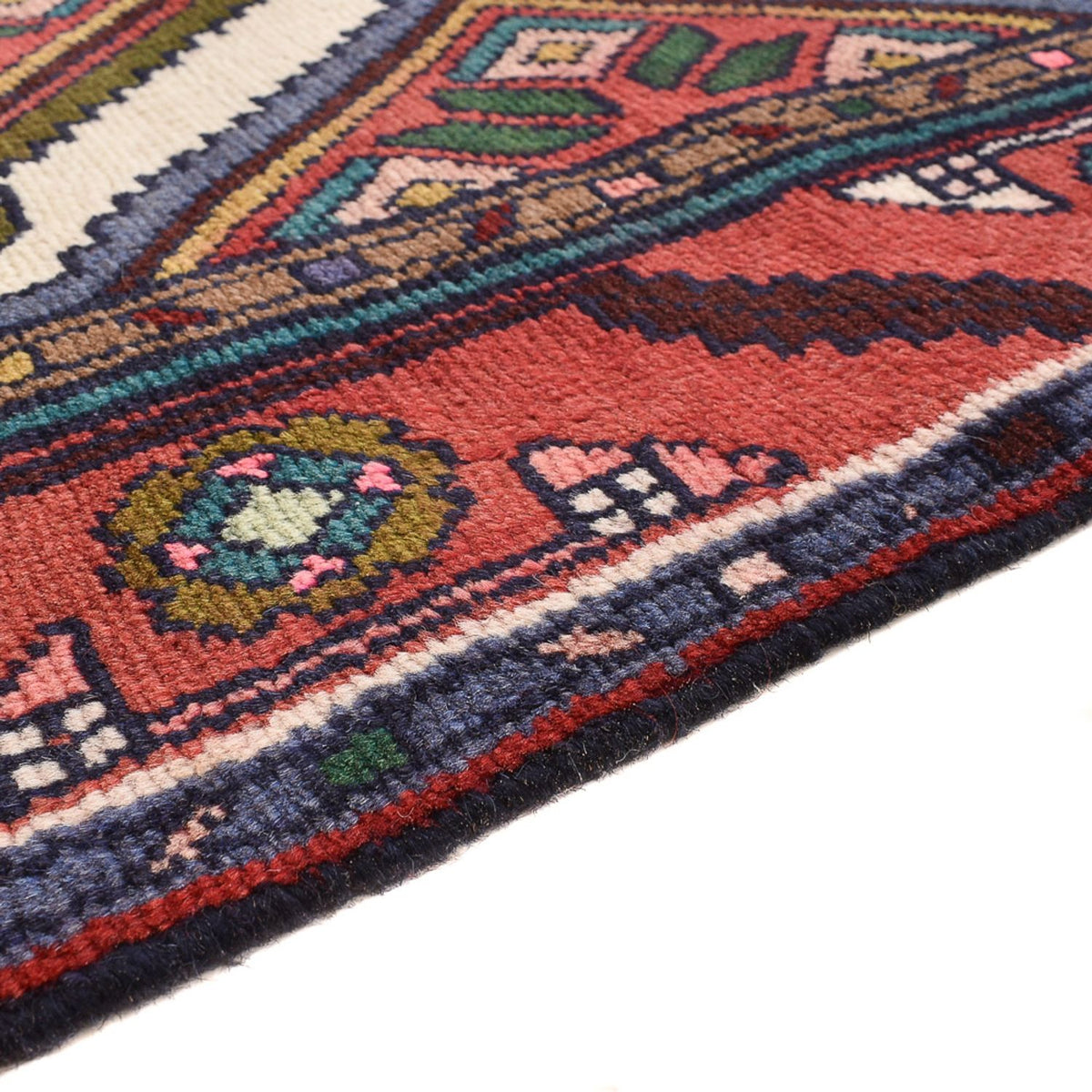 Runner Persisk matta - Nomadic - 288 x 75 cm - mörkröd