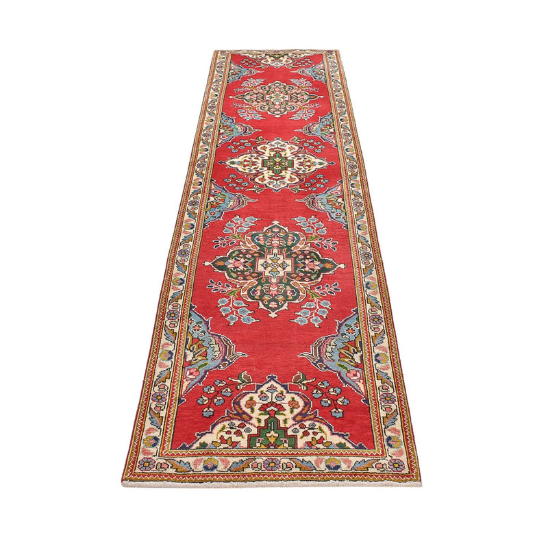 Runner Persisk matta - Tabriz - 341 x 85 cm - röd