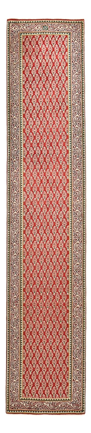 Runner Persisk matta - Tabriz - 381 x 73 cm - rost