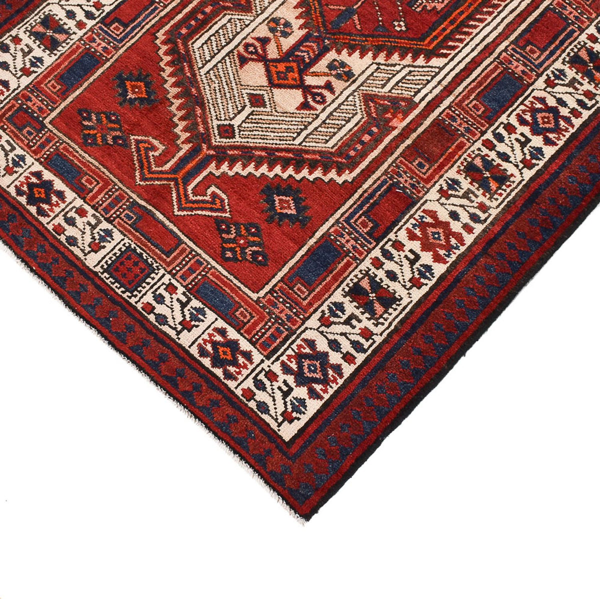 Runner Persisk matta - Tabriz - 460 x 98 cm - rost