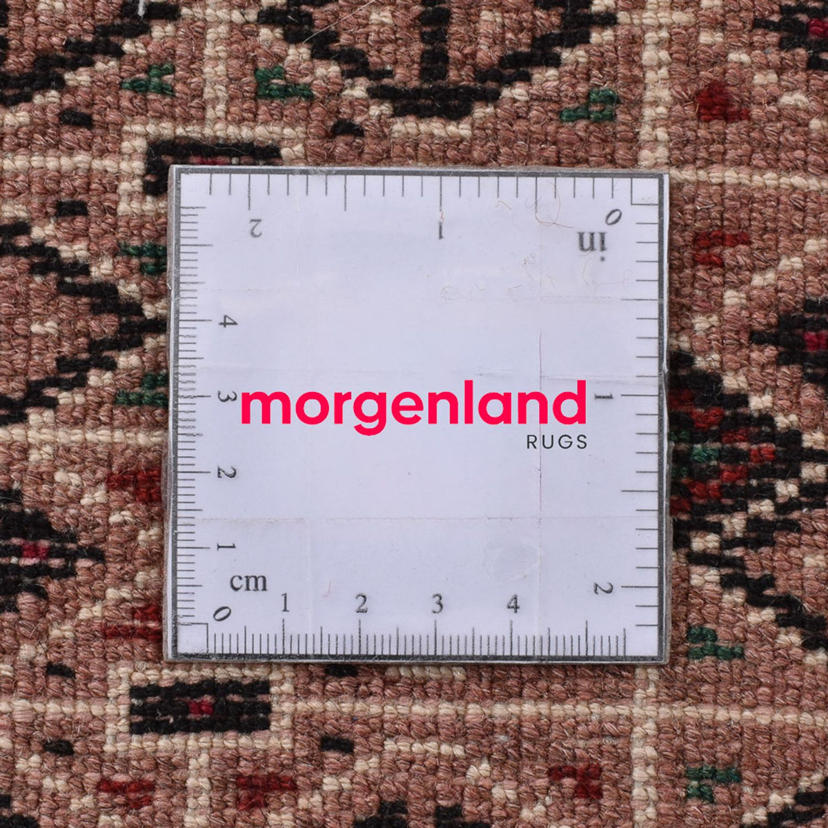 Runner Turkaman-matta - 193 x 83 cm - ljusröd