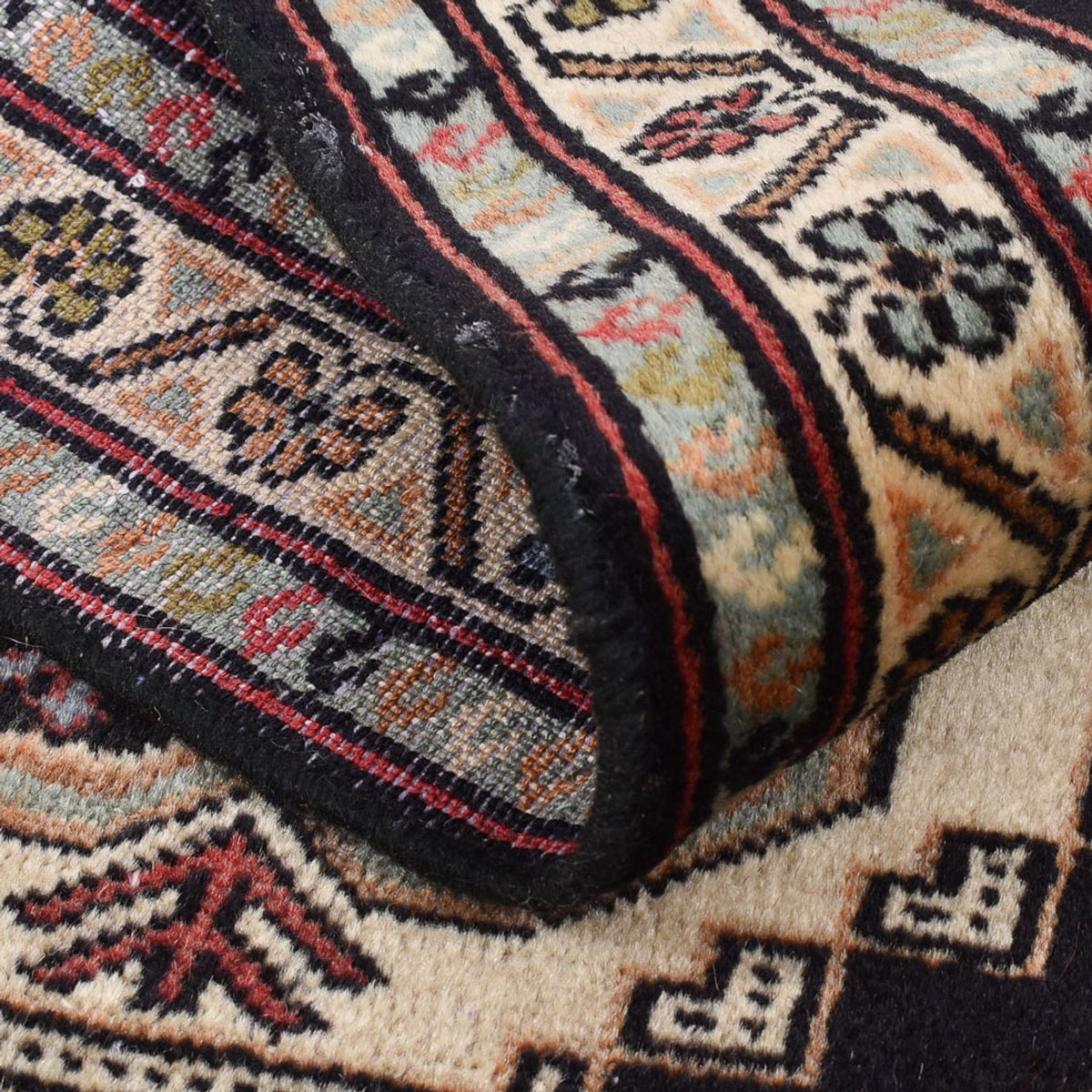 Runner Turkaman-matta - 187 x 63 cm - mörkblå