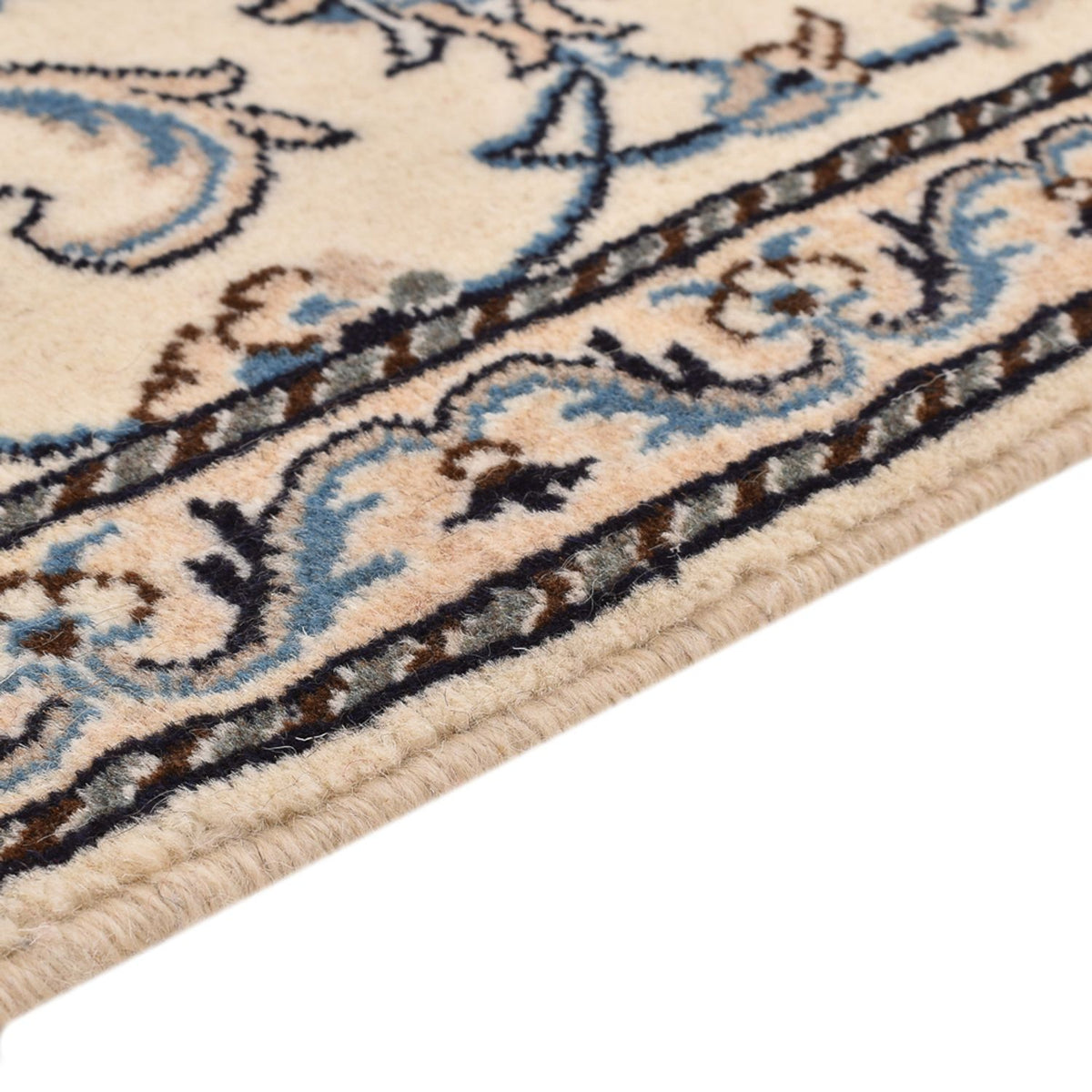 Persisk matta - Nain - 139 x 69 cm - grädde