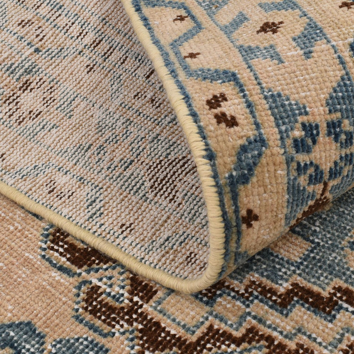 Vintage matta - 160 x 103 cm - flerfärgad