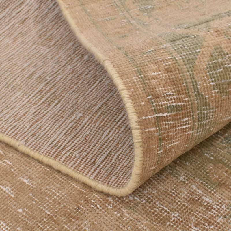 Vintage matta - 206 x 145 cm - mörk beige