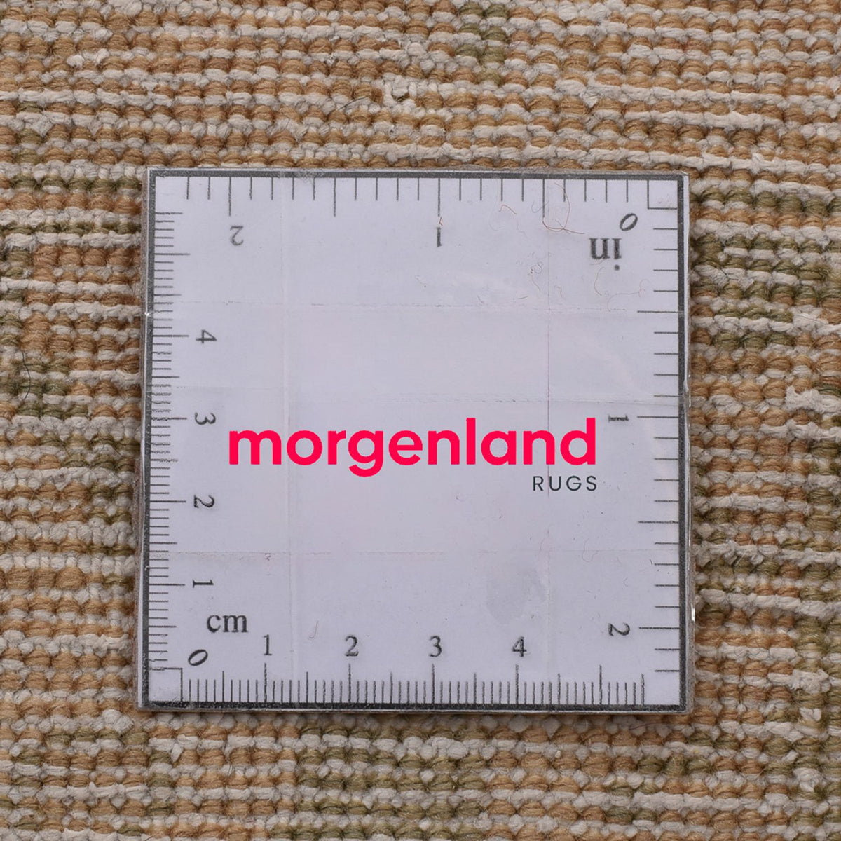 Vintage matta - 206 x 145 cm - mörk beige