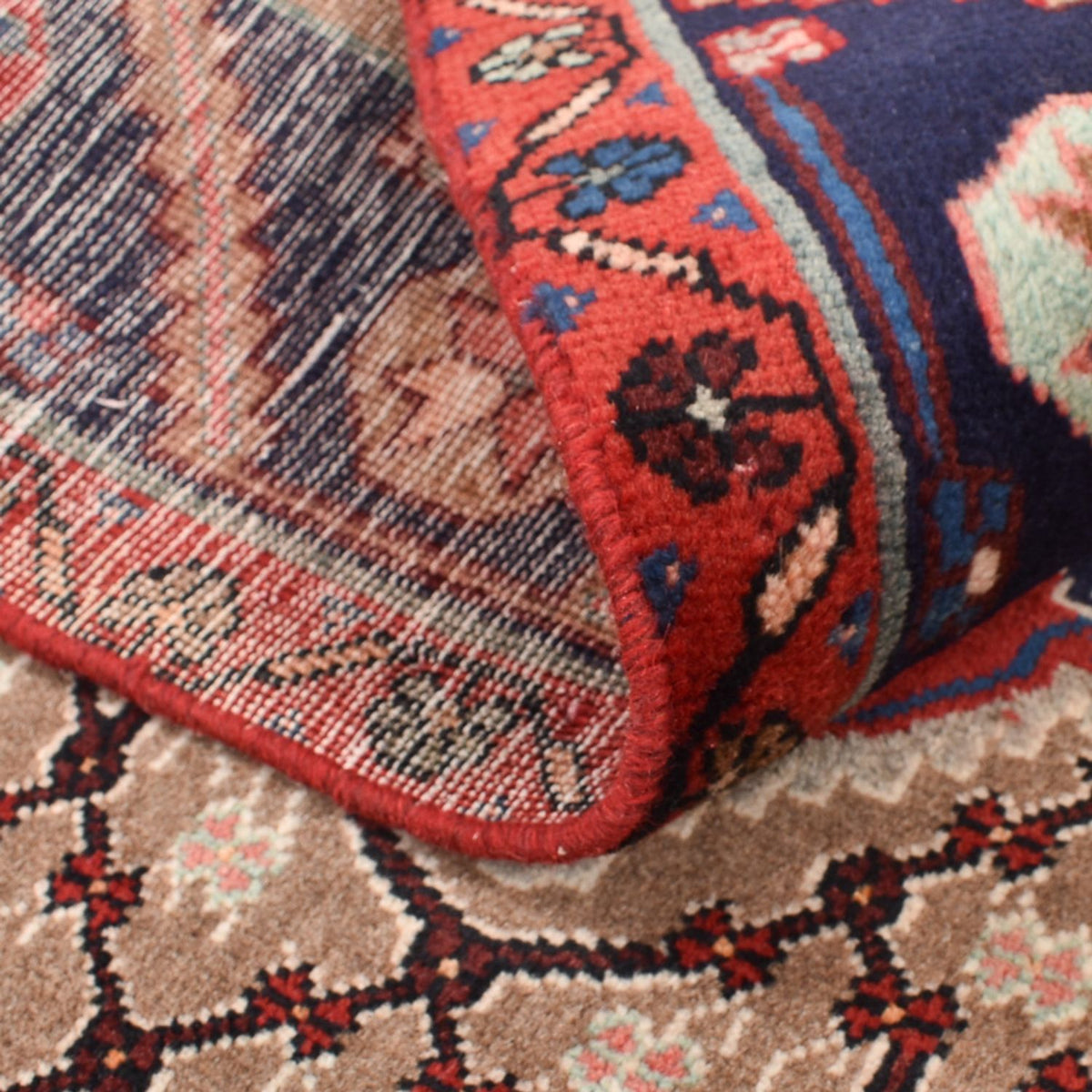 Persisk matta - Nomadic - 146 x 97 cm - flerfärgad