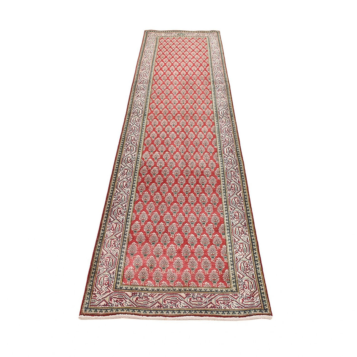 Runner Persisk matta - Tabriz - 340 x 83 cm - röd