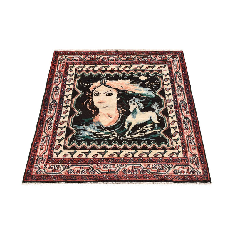 Persisk matta - Nomadic kvadrat  - 118 x 101 cm - flerfärgad