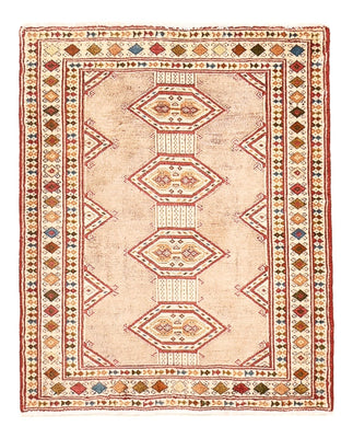 Turkaman-matta - 78 x 64 cm - rosa
