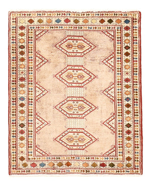 Turkaman-matta - 78 x 64 cm - rosa