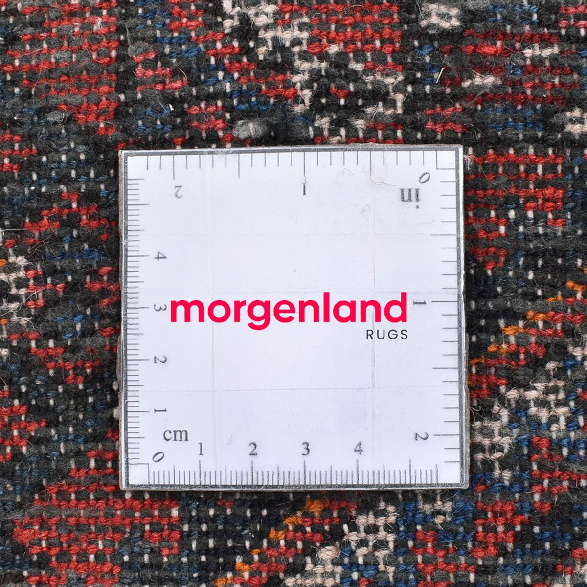 Persisk matta - Nomadic - 93 x 49 cm - mörkröd