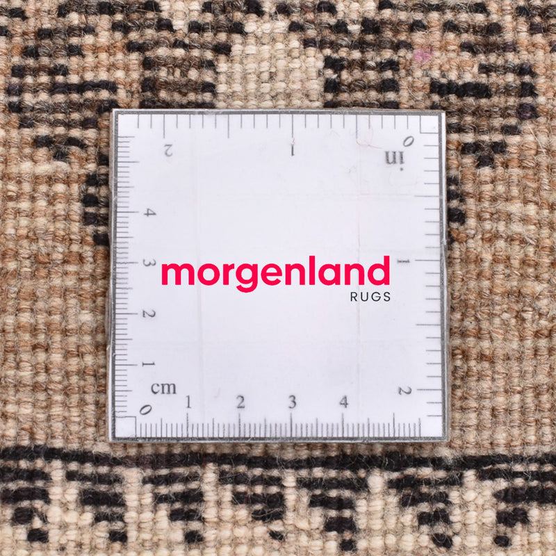 Persisk matta - Nomadic - 56 x 53 cm - ljusbeige